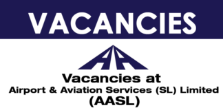 Management Assistant – Airport & Aviation Services (Sri Lanka) Ltd *Closing Date: 2019-05-28*