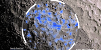 விண்கல் மழைக்குப் பிறகு நிலவில் தண்ணீர்