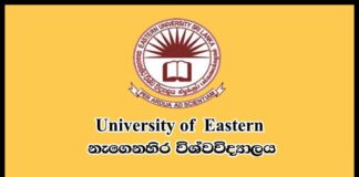 Management Assistant, Technical Officer, Public Health Inspector, Nursing Officer, Translator, Audit Assistant, Tractor Operator, Welder – Eastern University *Closing Date: 2019-08-09*